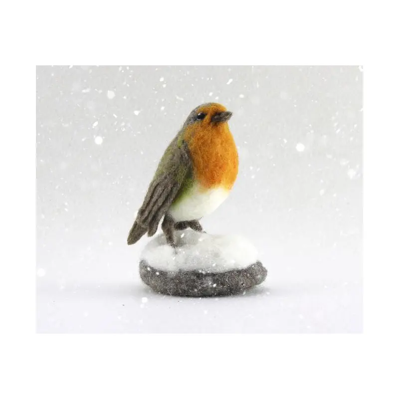 World of Wool Felting Kit - Robyn the Robin