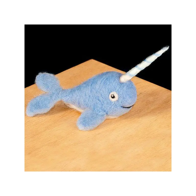 WoolPets Needle Felting Kit - Narwhal