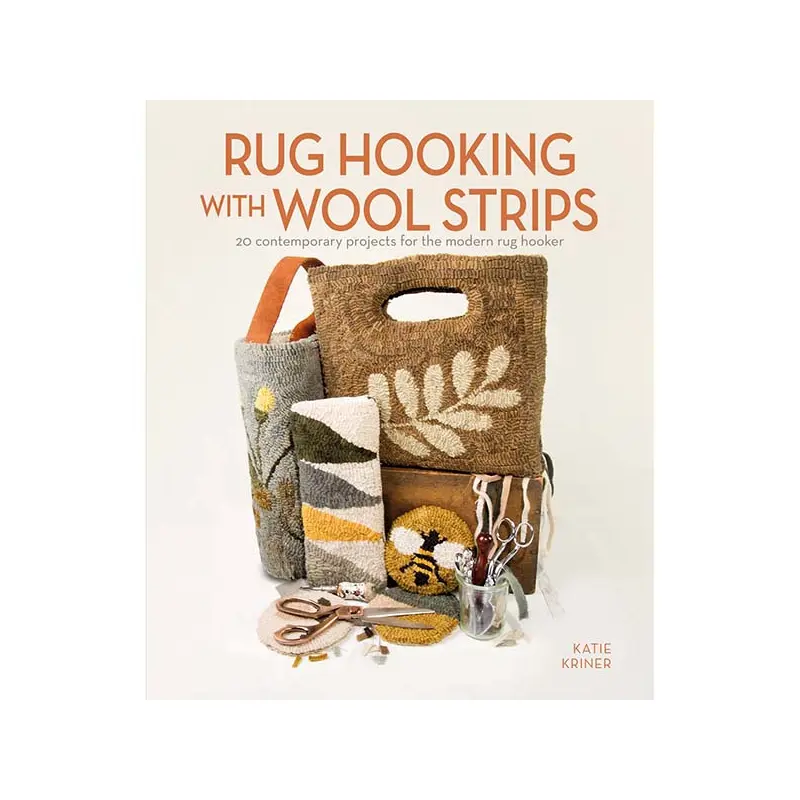 Rug Hooking with Wool Strips