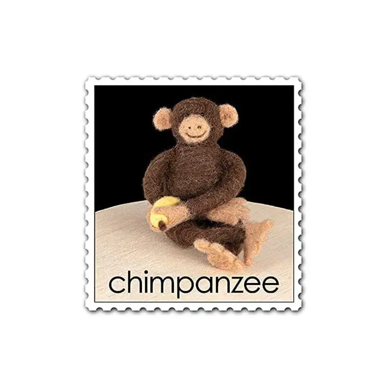 WoolPets Needle Felting Kit - Chimpanzee