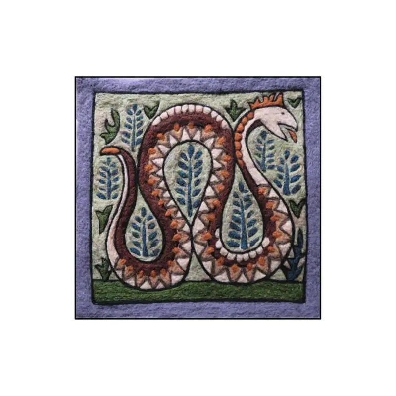 Tapestry Felting Kit - Pompeiian Snake