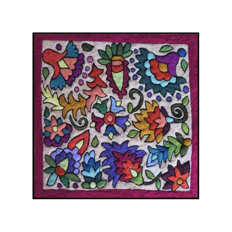 Tapestry Felting Kit - Suzani Inspired