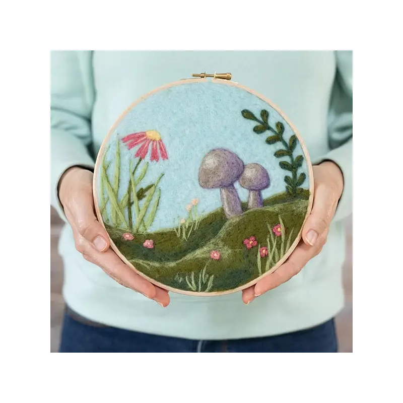 Painting with Wool Needle Felting Kit - Dani Ives' Toadstools