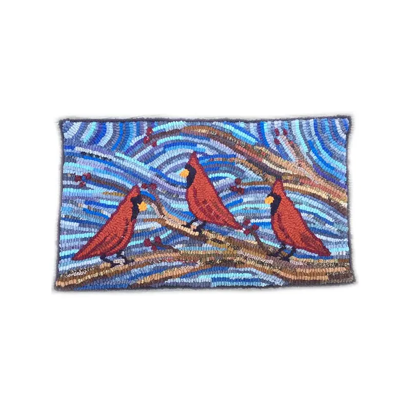 Rug Hooking Kit - Cardinal Tree