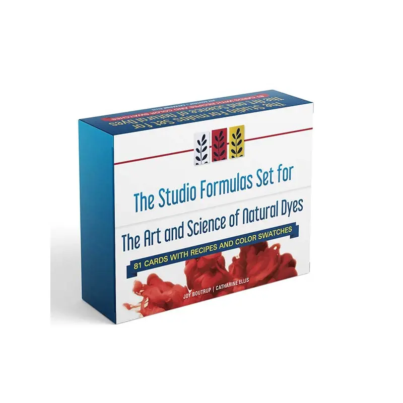 The Studio Formulas Set for the Art and Science of Natural Dyes