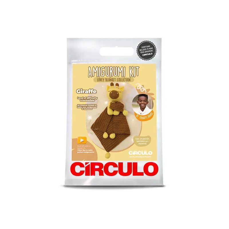 Amigurumi Kit Lovey Blanket - Giraffe