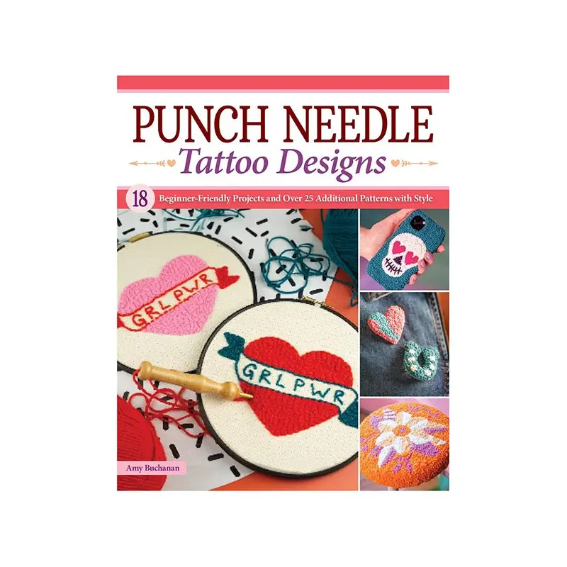 Punch Needle Tattoo Designs