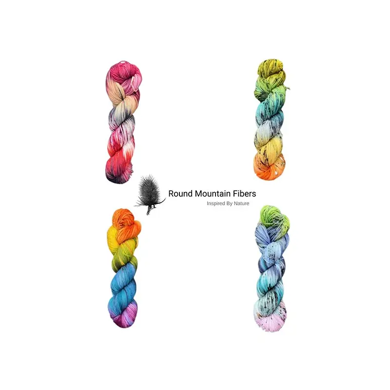 Round Mountain Fibers Spruce Fingering Yarn