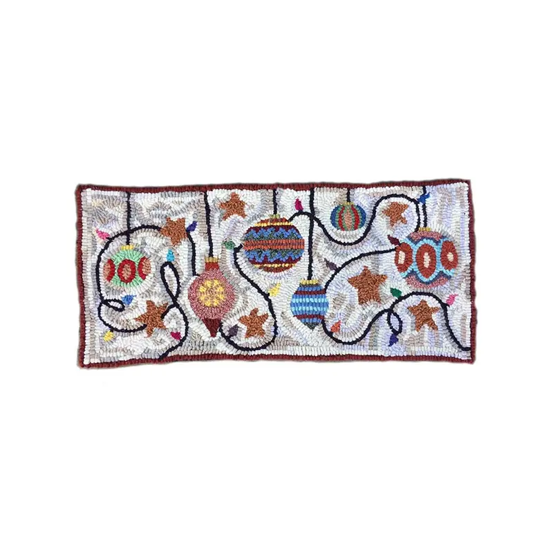 Rug Hooking Kit - Festive Ornaments