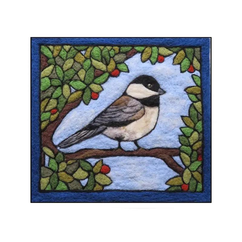 Tapestry Felting Kit - Chickadee