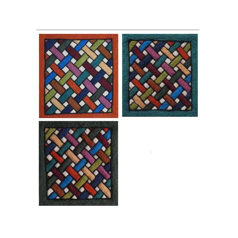 Tapestry Felting Kit - Woven Illusion Coasters
