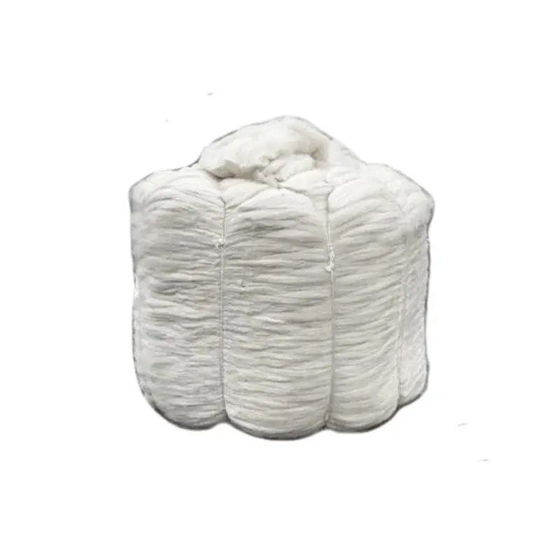 White Corriedale Top Bump