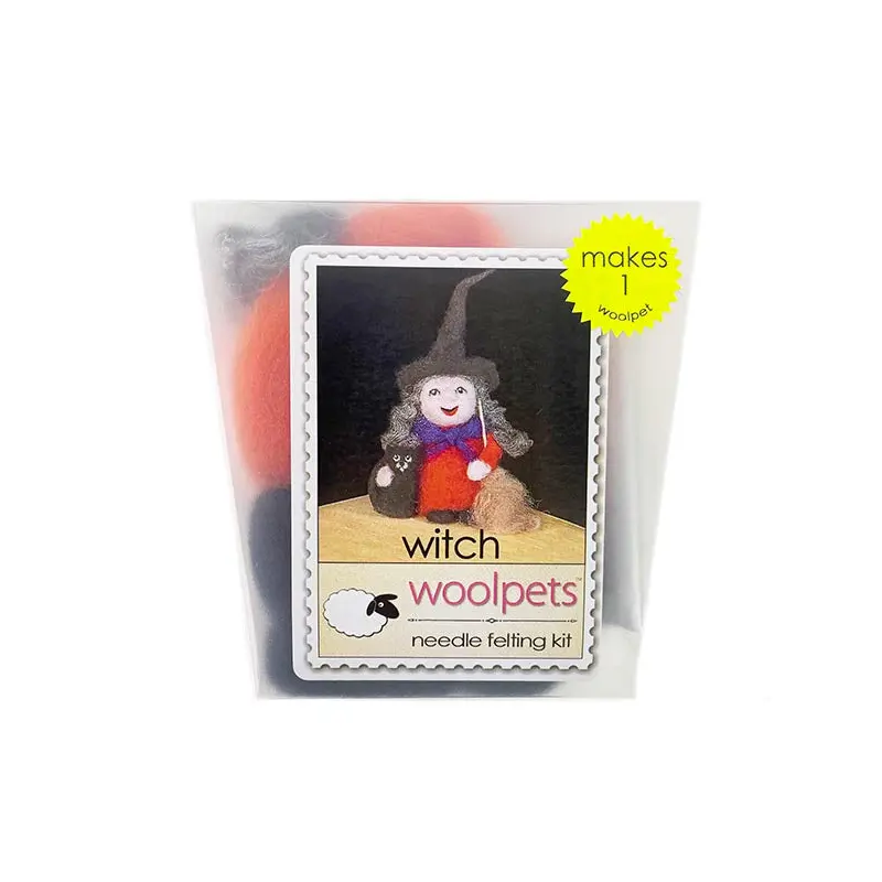 WoolPets Needle Felting Kit - Witch