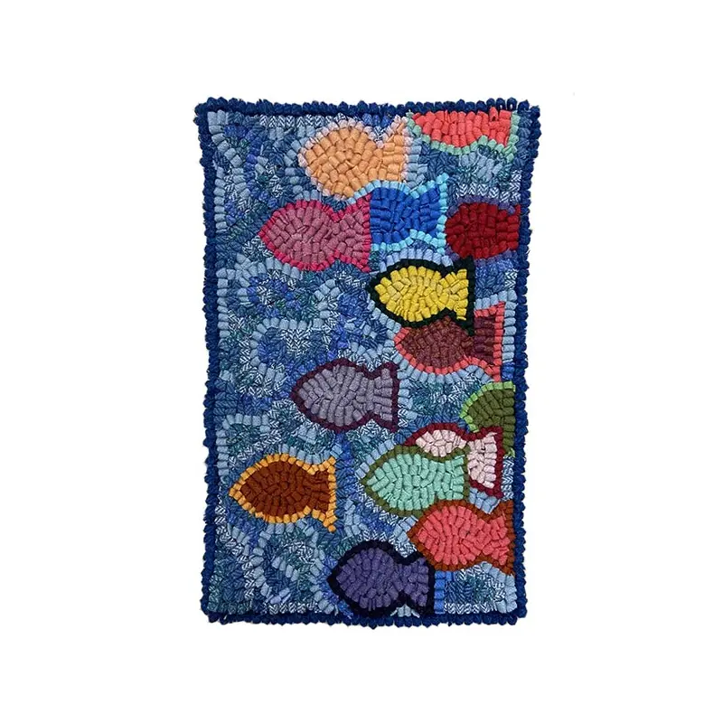 Rug Hooking Kit - School of Fish