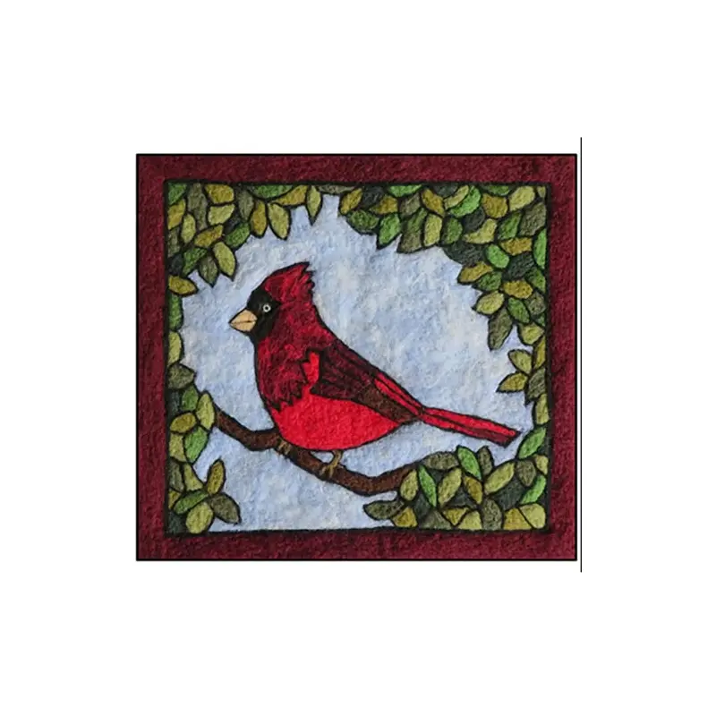 Tapestry Felting Kit - Cardinal