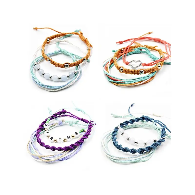 Tide Together Layered Hemp Cord Bracelet Kit