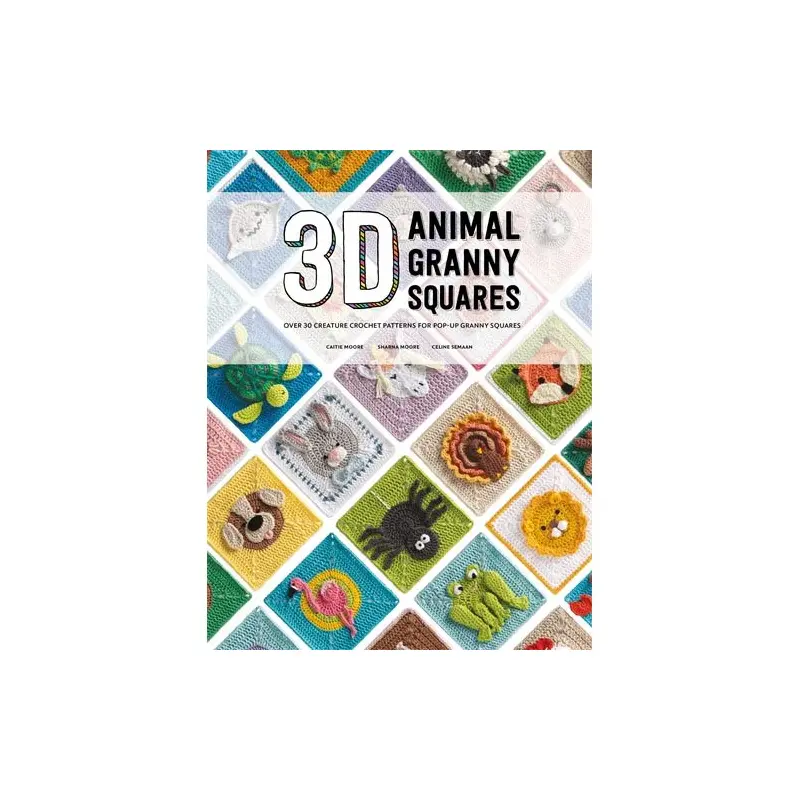 3D Animal Granny Squares