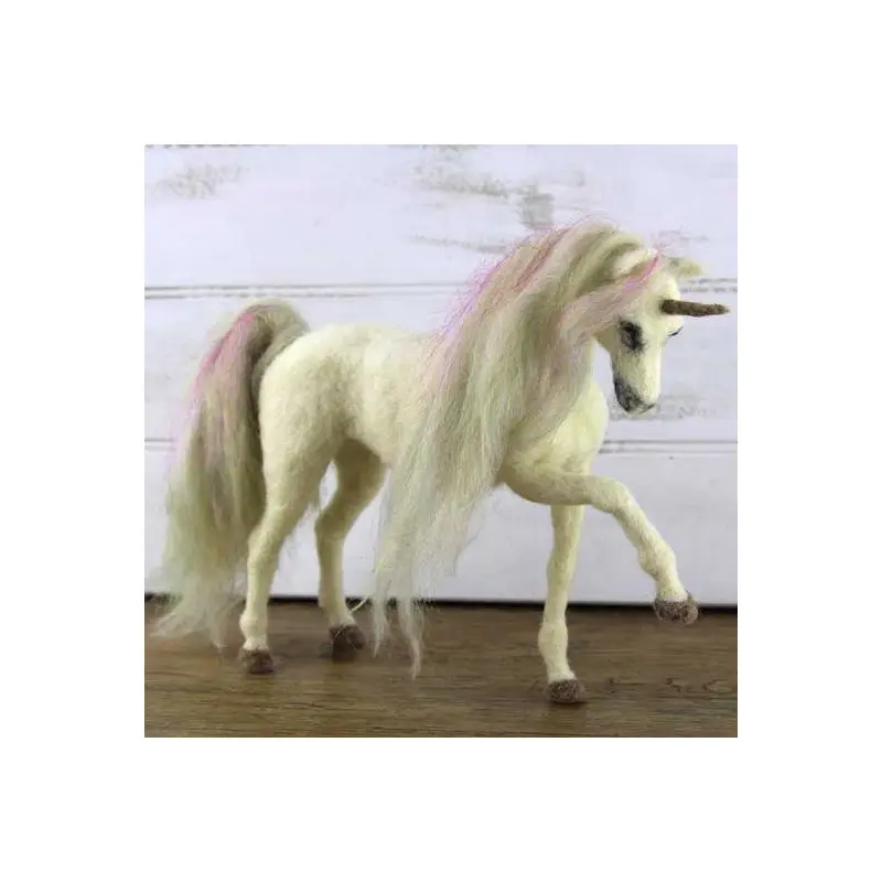 World of Wool Felting Kit - Una the Unicorn